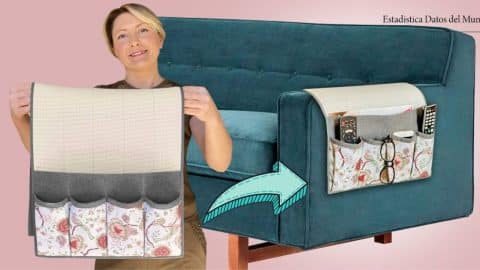 Armrest Organizer for Sofa | DIY Joy Projects and Crafts Ideas