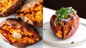 BBQ Chicken Stuffed Sweet Potatoes Recipe