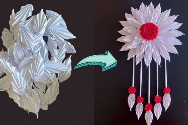Beautiful DIY Wallpaper Decor