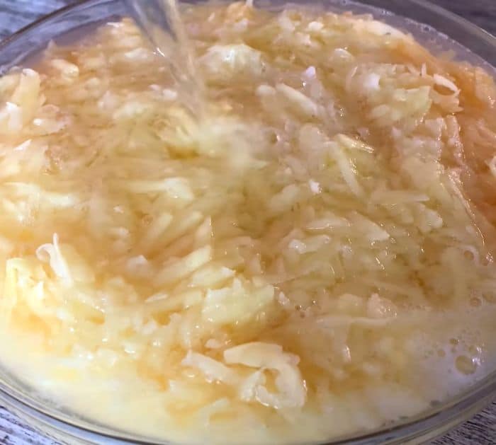 Cheesy Grated Potato Casserole Recipe Ingredients