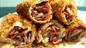 Crispy Bacon and Cheese Roll Recipe