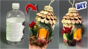 DIY Christmas Bird House Decoration
