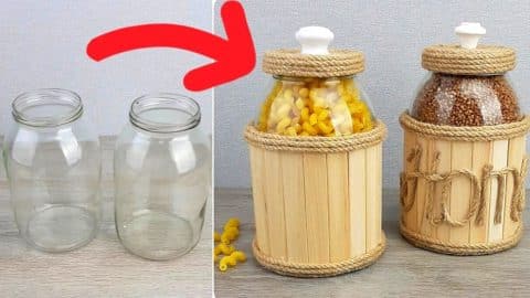 DIY Decorative Glass Jar | DIY Joy Projects and Crafts Ideas