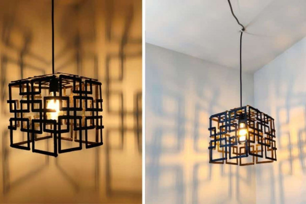 DIY Hanging Lampshade