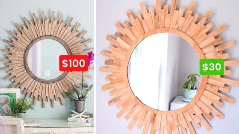 DIY Sunburst Mirror | DIY Joy Projects and Crafts Ideas