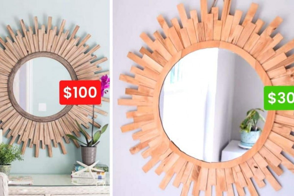 DIY Sunburst Mirror