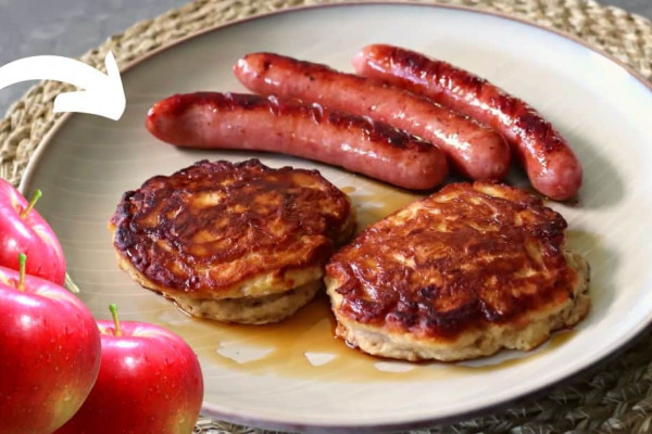 Easy Apple Fritter Pancakes Recipe