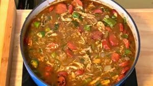 Easy Shrimp, Chicken & Sausage Gumbo Recipe