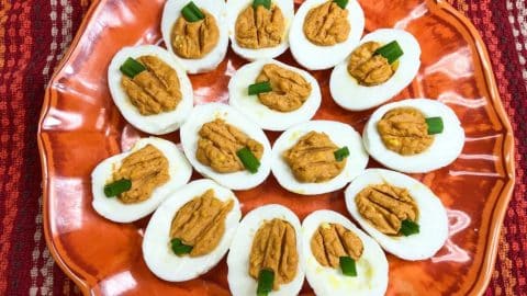 Easy Thanksgiving Deviled Eggs Recipe | DIY Joy Projects and Crafts Ideas