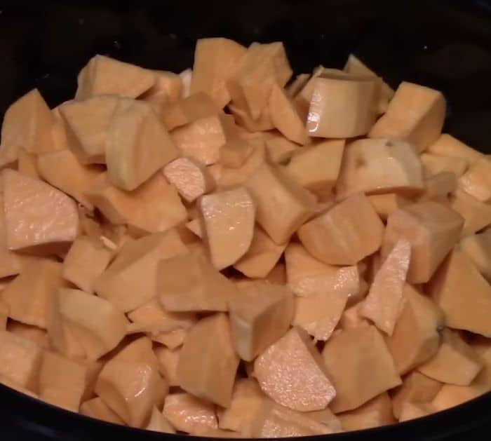 Easy To Make Crockpot Sweet Potato And Marshmallow
