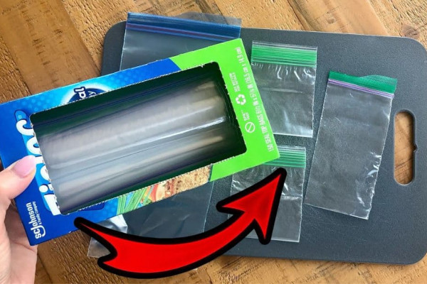 Genius Ziploc Bag Trick To Save Money
