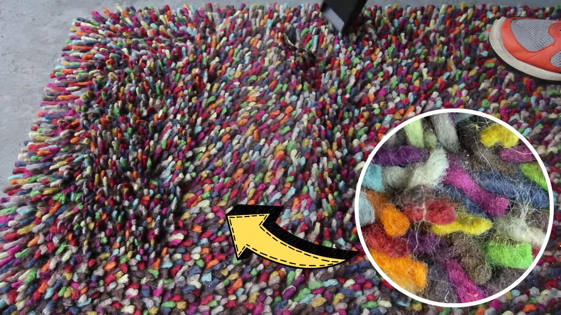 How to clean online a shag rug