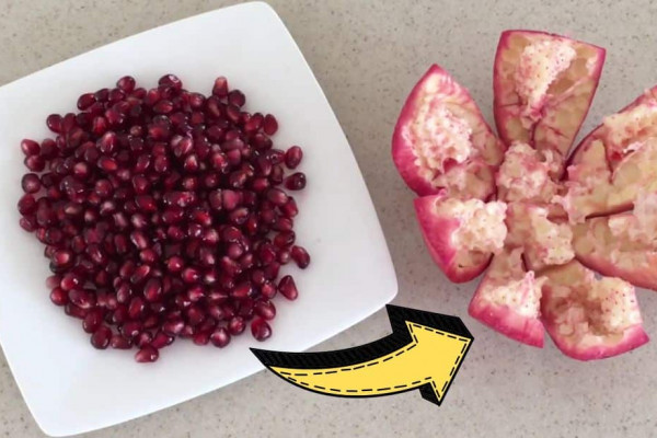 How To Deseed A Pomegranate In 1 minute