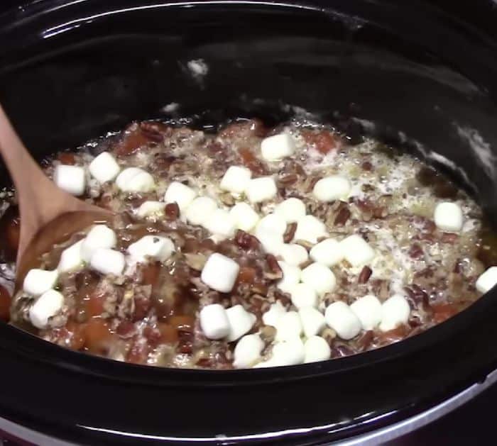 How To Make Crockpot Sweet Potato And Marshmallow