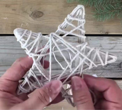 Easy DIY String Star Ornaments Tutorial - DIY Joy