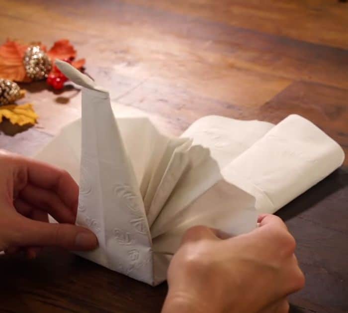How To Make Turkey Napkin Fold