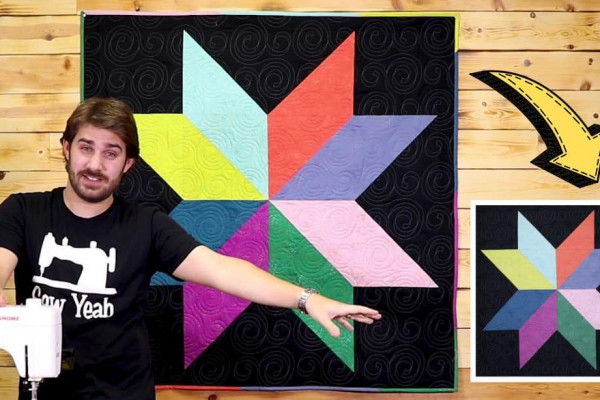How To Sew A Huge Lone Star Quilt Block