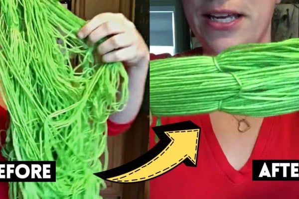 How To Untangle A Skein Of Yarn In 1 Minute