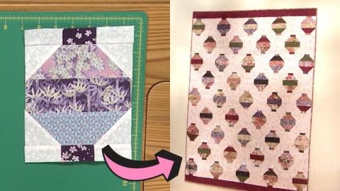 How to Make Japanese Lanterns Quilt | DIY Joy Projects and Crafts Ideas