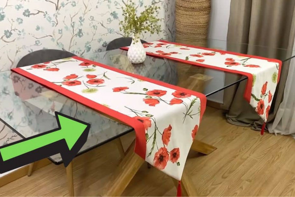How to Make Table Runner In 15 Minutes