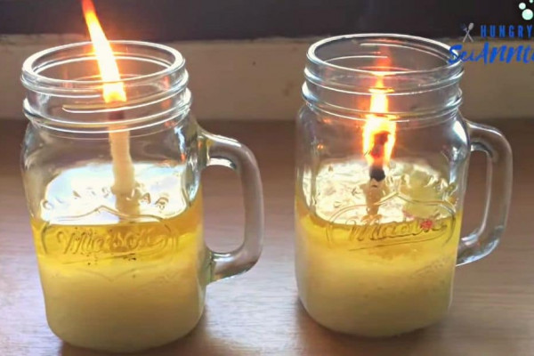 Inexpensive DIY Emergency Lamp Using Salt And Oil