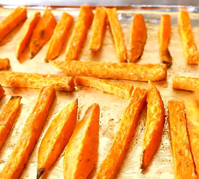 Oven Baked Sweet Potato Fries Instructions