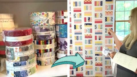 Quick Jelly Roll Quilt | DIY Joy Projects and Crafts Ideas