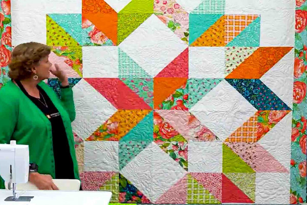 Easy carpenter's star quilt tutorial