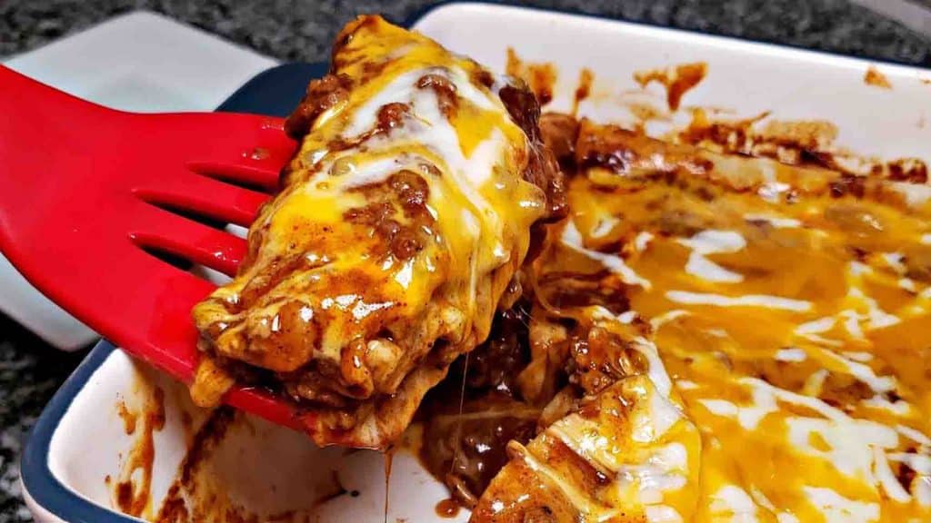 Cheesy baked enchiladas recipe