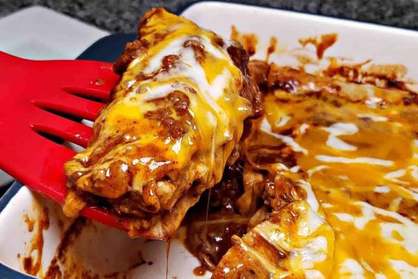 Cheesy baked enchiladas recipe