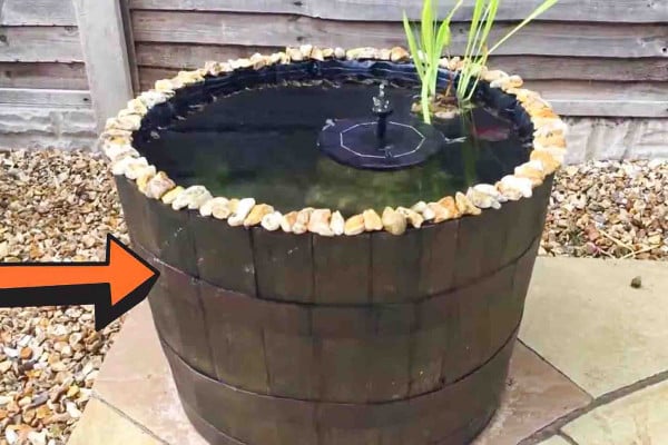 DIY half barrel pond tutorial