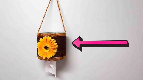 DIY Toilet Paper Roll Holder From Plastic Bottle | DIY Joy Projects and Crafts Ideas
