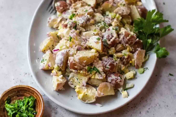 Easy and healthy potato salad recipe