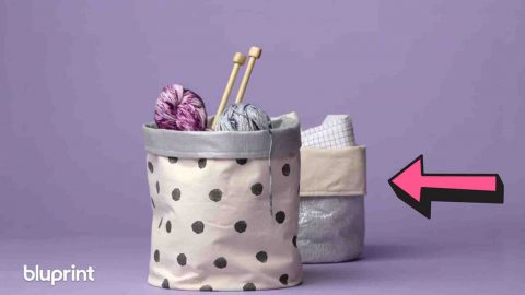 Easy 1-Hour Fabric Basket Tutorial | DIY Joy Projects and Crafts Ideas