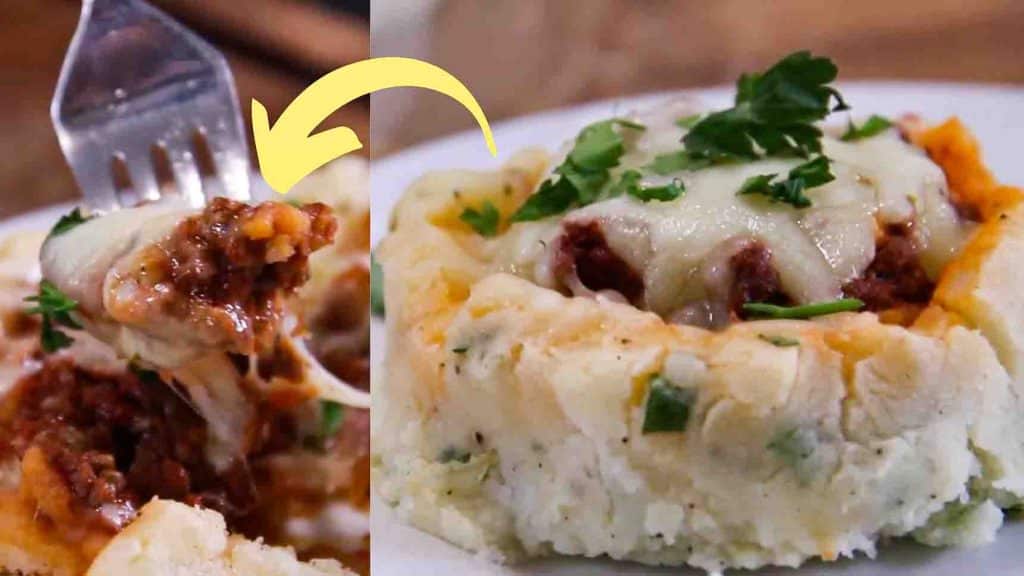 Easy potato beef cakes recipe