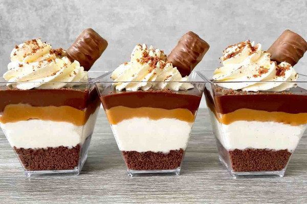 Easy Twix dessert cups recipe