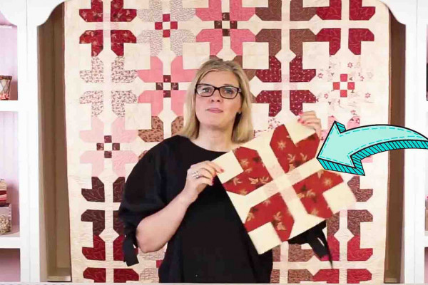 Fat eighth fruitcake quilt tutorial