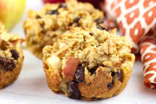 One-bowl apple oatmeal cups recipe