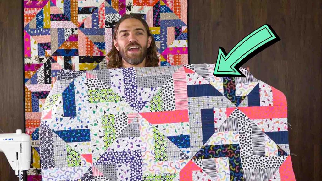Strip mirage quilt tutorial
