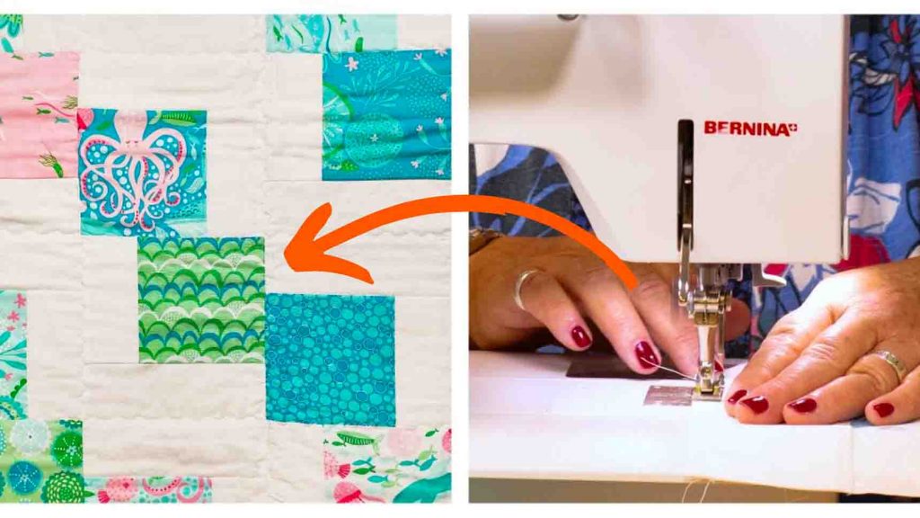 Tumbling charms quilt pattern tutorial