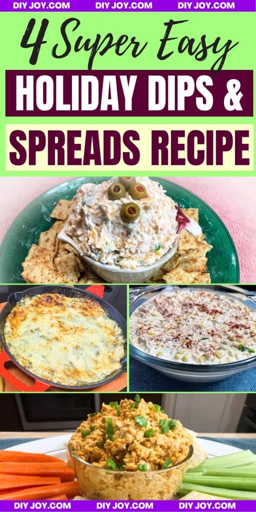 4 Easy Holiday Dips & Spreads Recipe