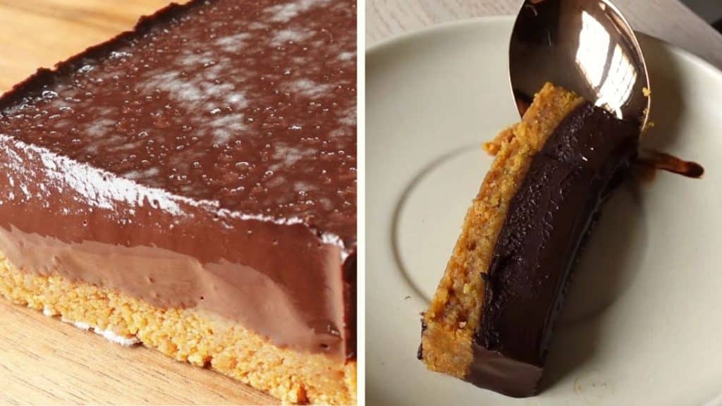 4 Ingredient No-Bake Chocolate Ganache Tart