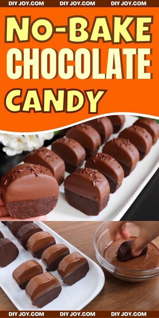 6-Ingredient No-Bake Chocolate Candy Recipe - DIY Joy