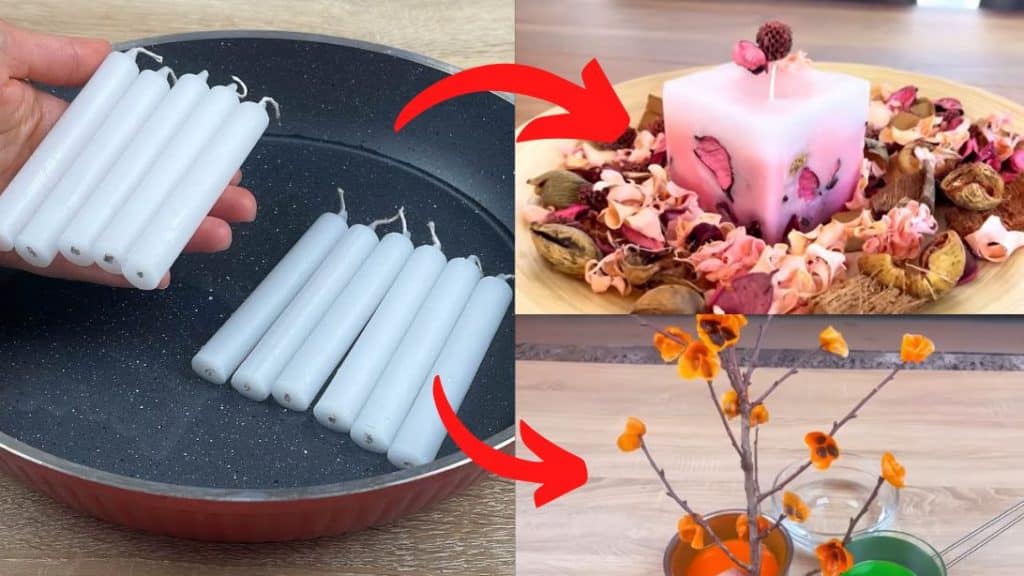 Amazing DIY Ideas for Unused Candles at Home