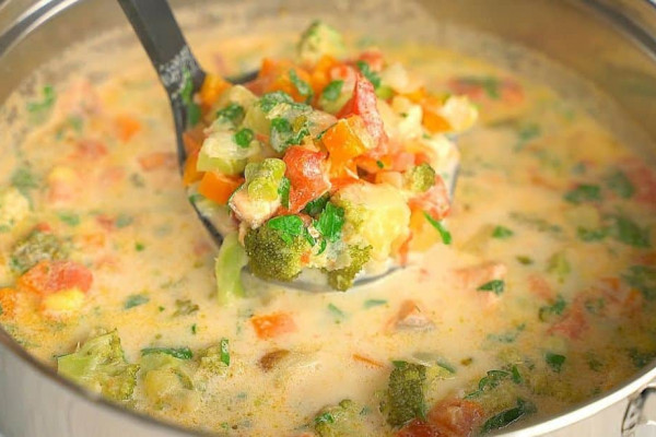 Best Creamy Vegetable Soup Recipe