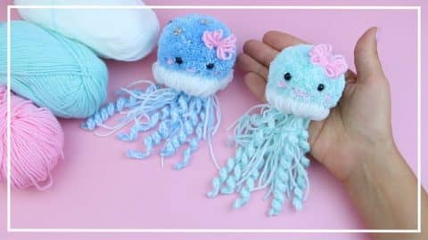 Cute Jellyfish Yarn DIY | DIY Joy Projects and Crafts Ideas
