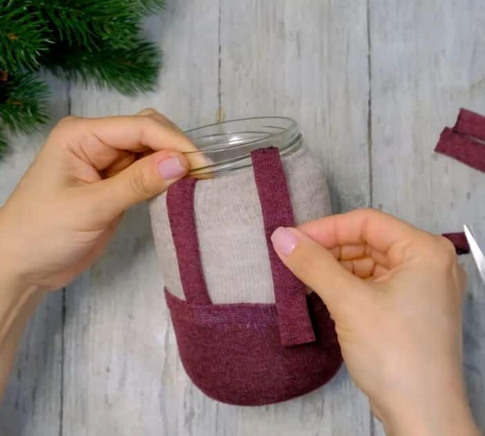 DIY Santa Chocolate Gift Jar Project