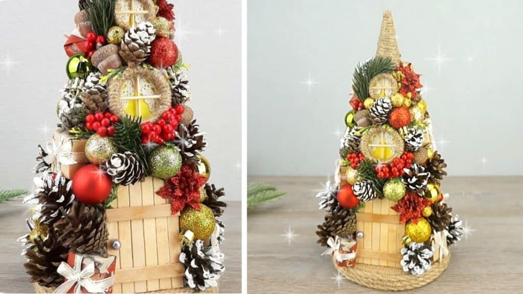 DIY Small Christmas Tree Decor