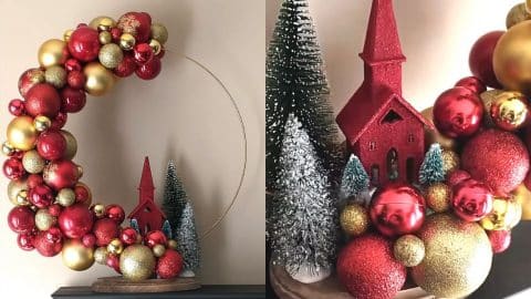 Dollar Tree Christmas Centerpiece Decor DIY | DIY Joy Projects and Crafts Ideas