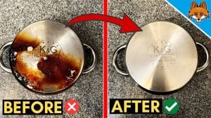1-Minute Burnt Pot Cleaning Hack